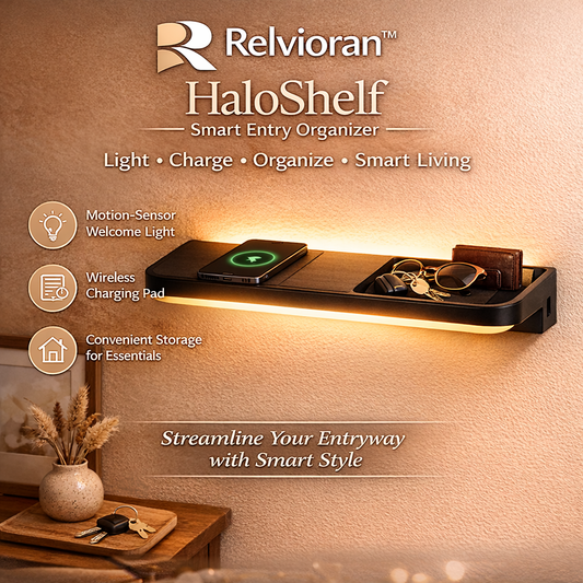 Relvioran™ HaloShelf Smart Entry Organizer
