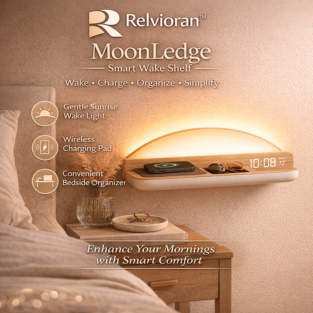 Relvioran™ MoonLedge Smart Wake Shelf