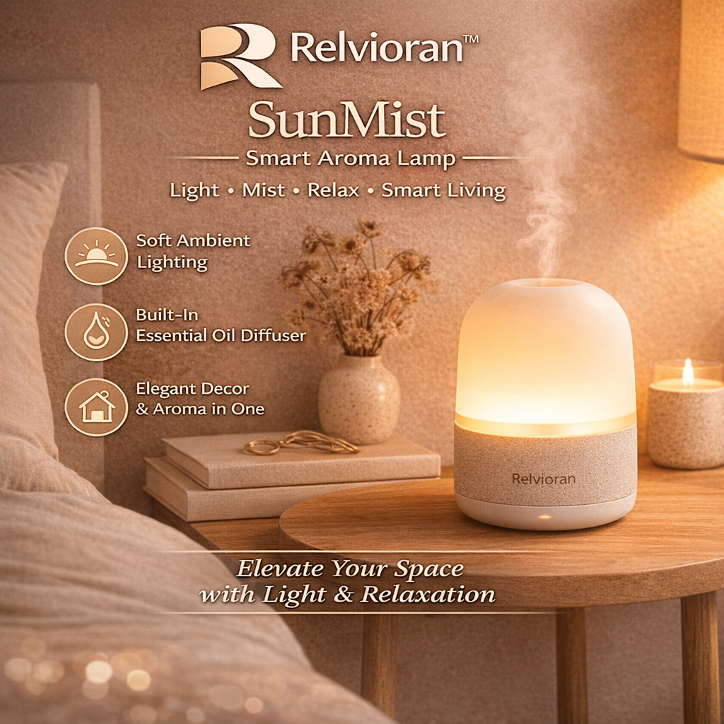 Relvioran™ SunMist Smart Aroma Lamp